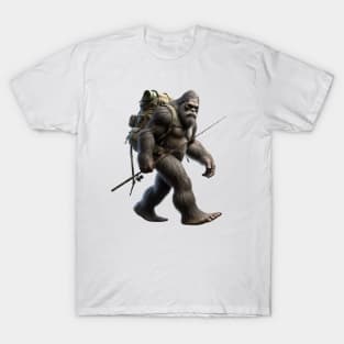 Fishing Shirt Fishing Gift for Dad Fishing Tshirt Fisherman Gift Men's Fishing Shirt Fathers Day Gift Bigfoot T-Shirt